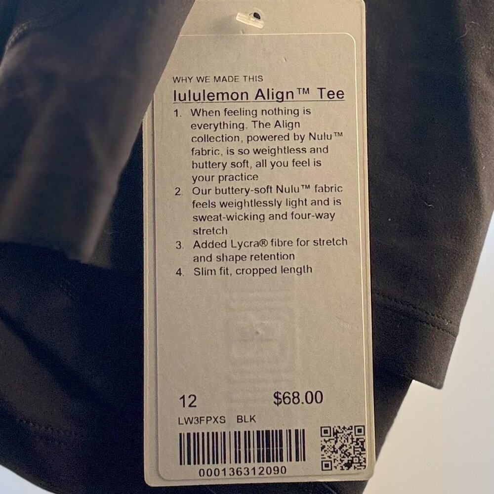 Lululemon Align Tee - Picture 3 of 5
